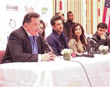 BESHARAM - Kapoors Rock NYC at Press Conference in ,