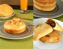Veg Mushrooms Stuffed Bread | Galician Vegetarian Empanada | Empanada Gallega  in New York,NY