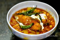 Light Corn Fish Curry in New York,NY