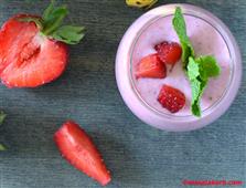 Strawberry Banana Yoghurt Smoothie in New York,NY