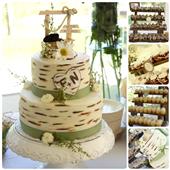 Rustic Wedding Cake Ideas for Countryside Wedding Theme in New York,NY