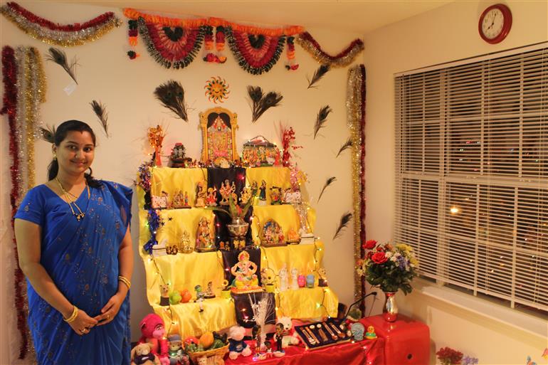 Navarathri Arrangement by Ayswaria Angeras Photos in Charlotte,nc
