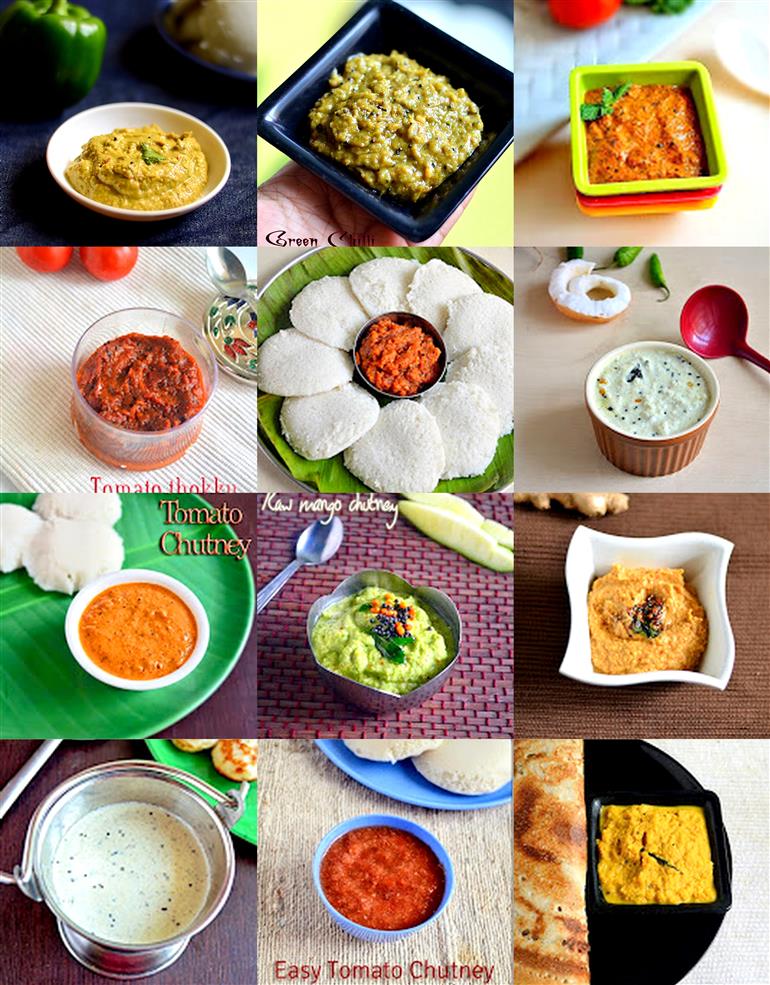 35 chutney recipesSide dish for idli dosa Food & Recipes