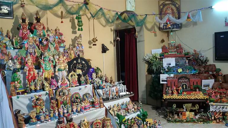 A Golu based on Forts in India Photos in New York,ny