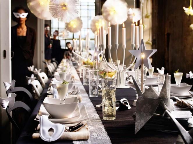 Black White House Party New Year Décor Things Housing Corner