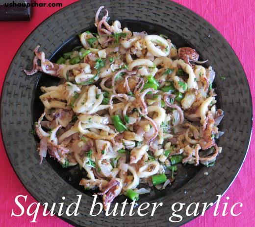 Squid butter garlic recipe - Food & Recipes