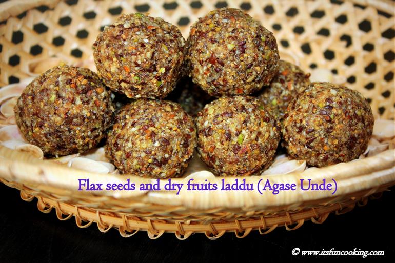 Flax seeds and dry fruits laddu Food & Recipes