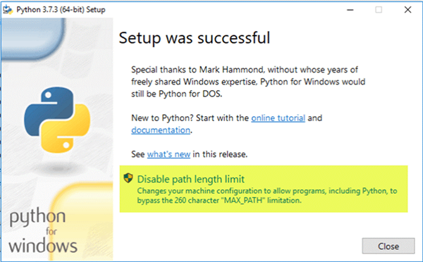How to install python 3 step 2